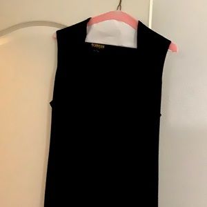 Black MAXI dress GEORGIOU 50 inches long wore 1 time